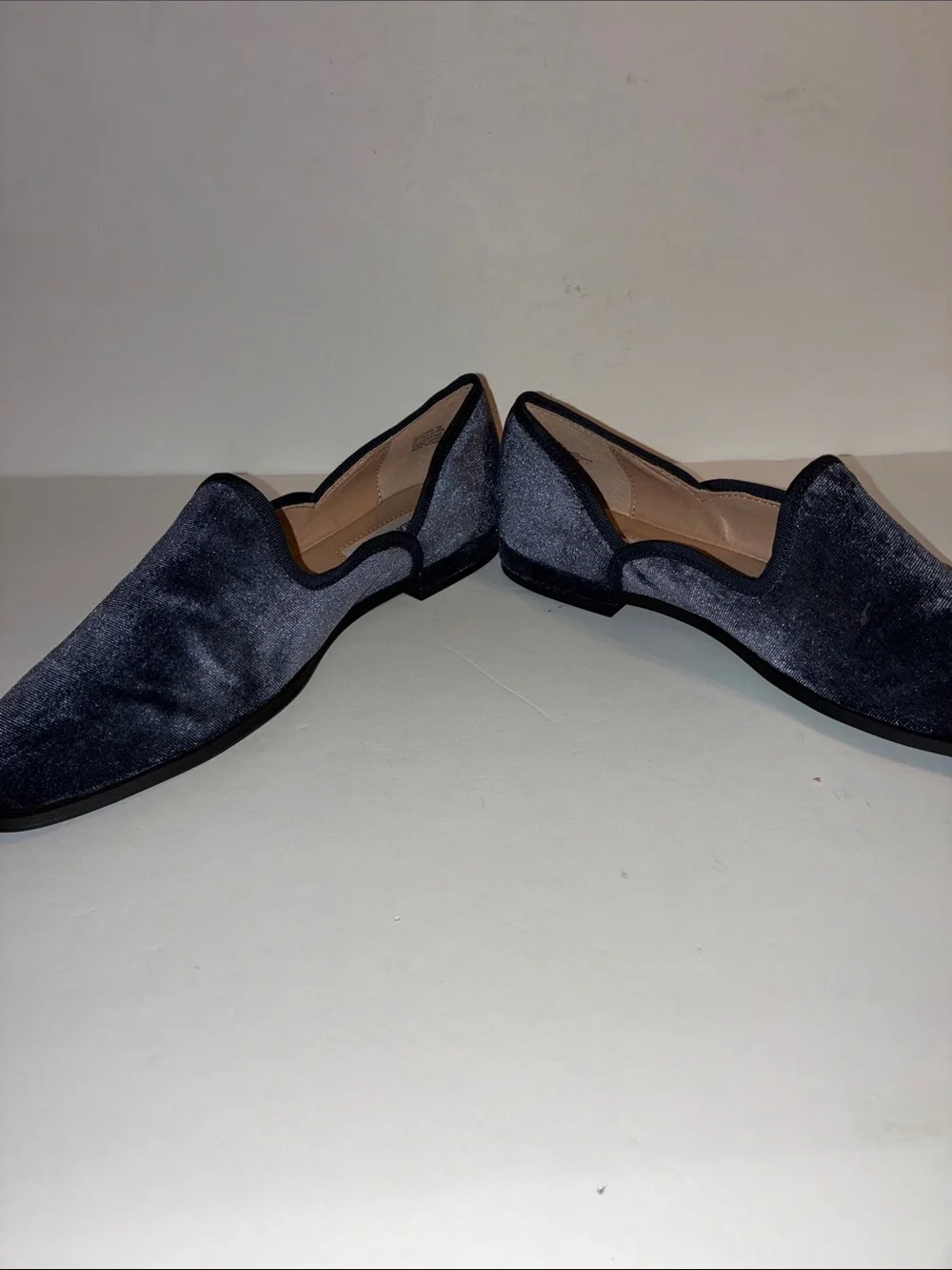 Chelsea & Violet, Women’s 8,  Blue Velvet Slip-On Loafers